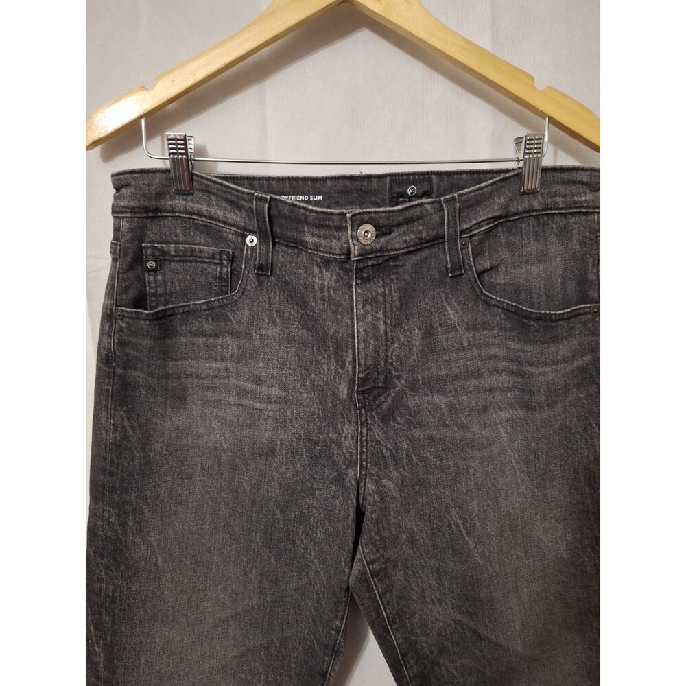Adriano Goldschmied Ex-Boyfriend Slouchy Slim Jeans Women's Sz 31R Faded Cuffed - Picture 4 of 12